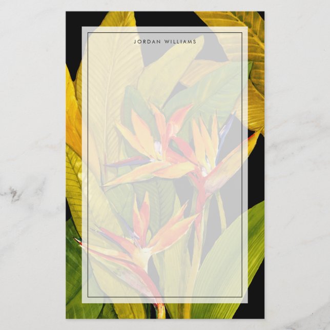 Bird of Paradise Stationery (Front)