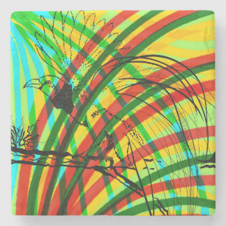 Bird of Paradise Stone Coaster
