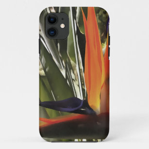 Bird of Paradise Strelitzia Reginae Acrylic Painti iPhone 11 Case