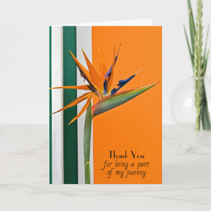 Bird Of Paradise Thank You Card