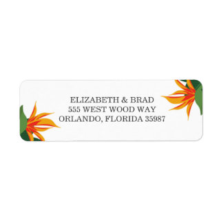 Bird of Paradise Tropical Beach Wedding