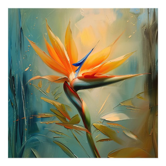 Bird of Paradise Tropical Plant Photo Print (Front)