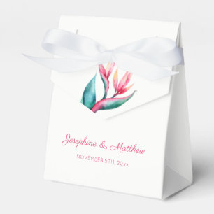 Bird of Paradise Tropical Wedding Favour Box