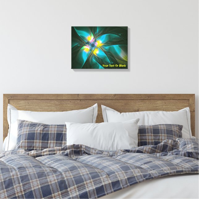 Bird of Paradsie Canvas Print (Insitu(Bedroom))