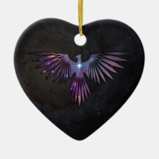 Bird of Prey Ceramic Tree Decoration