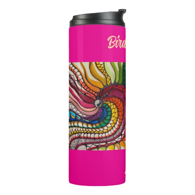 Bird of Pride 2025 Thermal Tumbler (Rotated Left)
