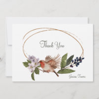 Bird on a Branch Personalised Stationery