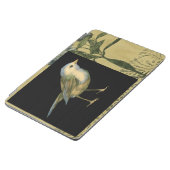 Bird on Black and Vintage Background iPad Air Cover (Side)
