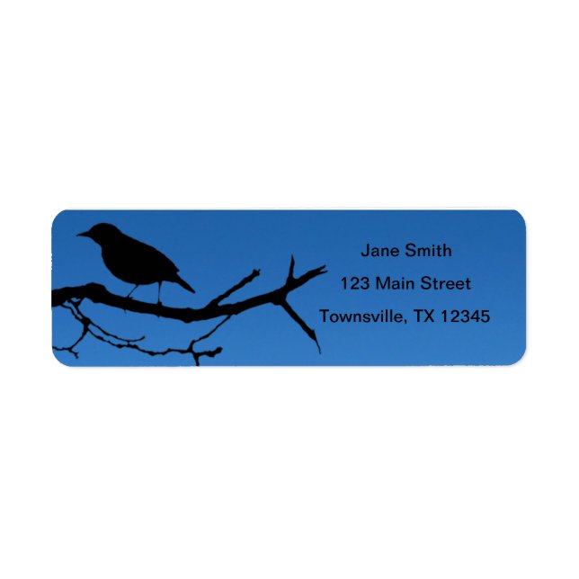 Bird on Branch Silhouette (Front)