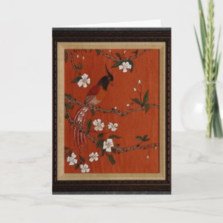 Bird on Ricepaper Card