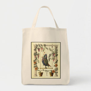 Bird on Swing - Organic Tote Bag