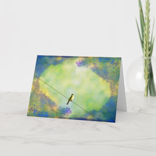 Bird on Wire All Occasions  Card (Front)