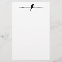 Bird on Wire/ Silhouette in B&W