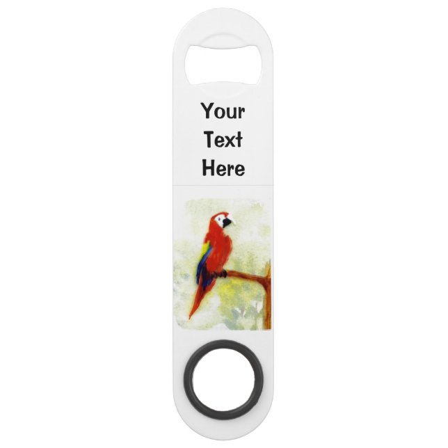 Bird Painting Macaw Parrot Personalised (Front)