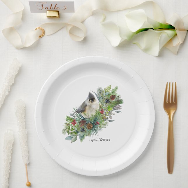 Bird Paper Plates (Wedding)