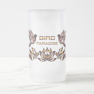 BIRD PARADISE Beer Glass Frosted Glass Beer Mug