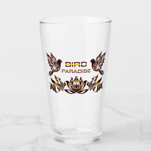BIRD PARADISE Drikware Glass
