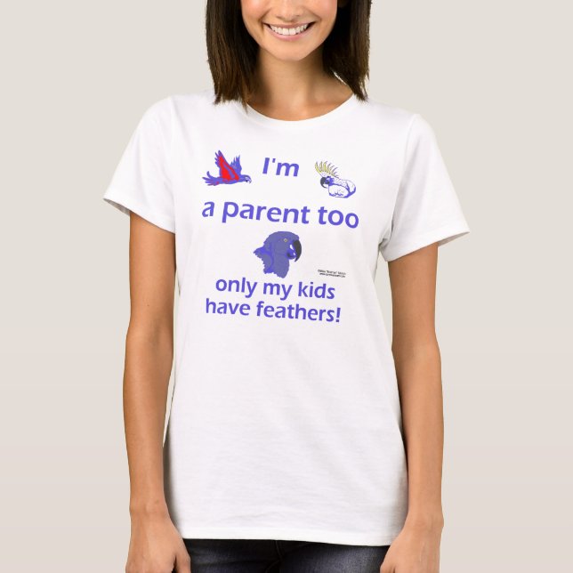 BIrd Parent Spaghetti Strap T-Shirt (Front)