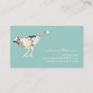 Bird Pattern Business Card