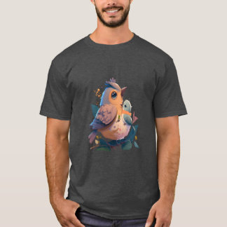 Bird Pet Owner Bird Mum Hugging A Child Bird frien T-Shirt