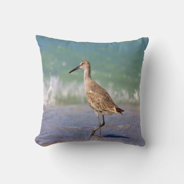 bird photo #18-shore bird cushion (Front)