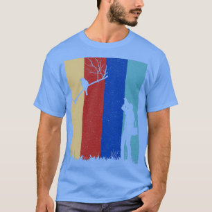Bird Photographer Birdwatcher Camera Vintage Birdi T-Shirt