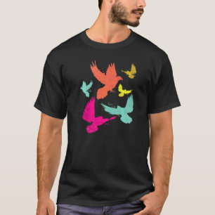 Bird Pigeon  Animal Pigeon Racing Colourful Pigeon T-Shirt