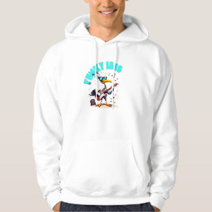 Bird Playing an Electric Guitar T-Shirt Hoodie