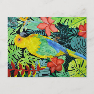 Bird Print Postcard