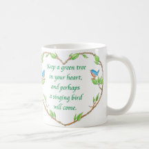 bird proverb mug