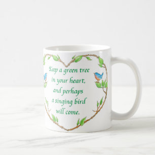 bird proverb mug