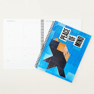 Bird Quilt Pattern Blue Sky Calming Peace of Mind Planner