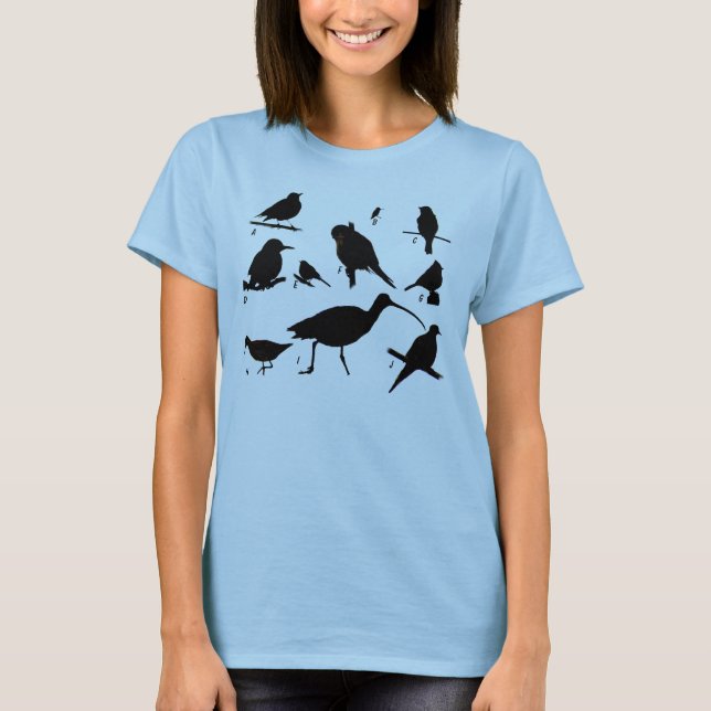 Bird Quiz T-Shirt (Front)
