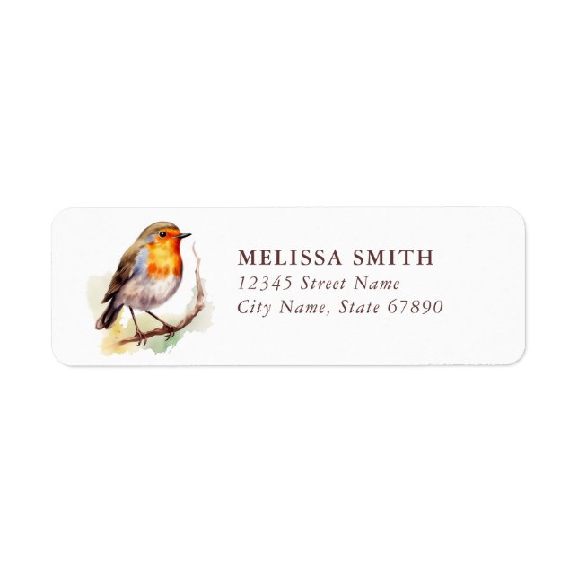 Bird Return Address Labels (Front)