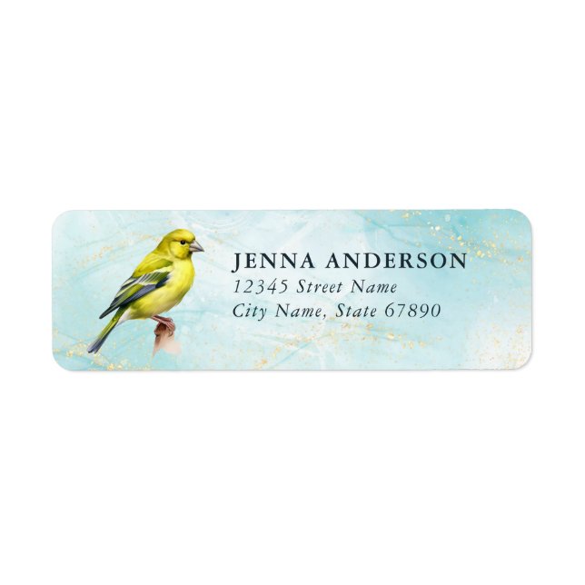 Bird Return Address Labels (Front)