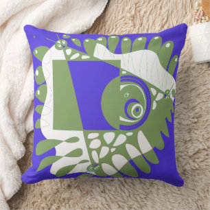 Bird’s Nest - Indigo Green Cushion