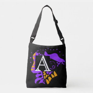 Bird’s Nest - Personalised Initial Letter A Crossbody Bag