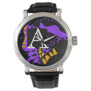 Bird’s Nest - Personalised Initial Letter A Watch