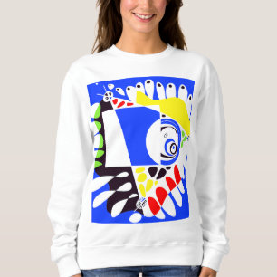 Bird’s Nest - Royal Blue White Sweatshirt
