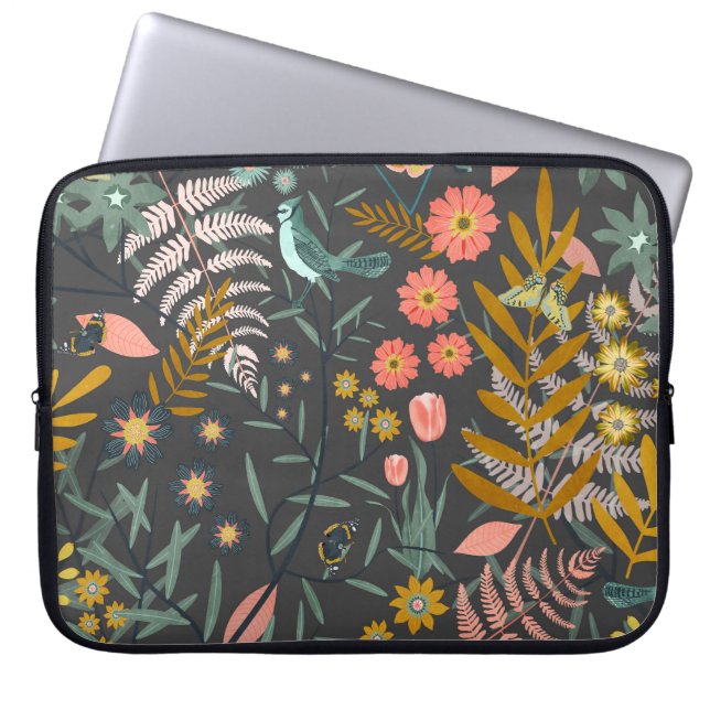 Bird Sanctuary Laptop Sleeve (Front)