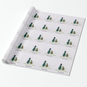 Bird says 'tweet' wrapping paper