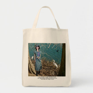 Bird Scene Tote Bag