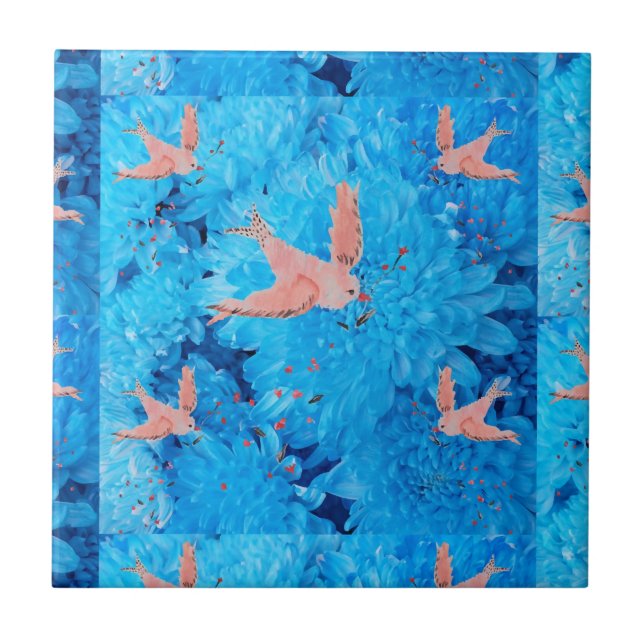 Bird Seamless Pattern  Tile (Front)