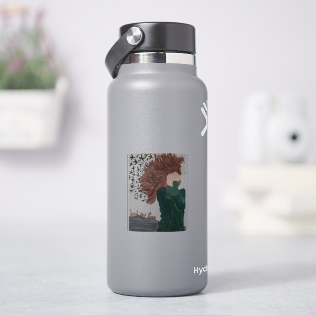 "Bird Set Free" Water Bottle Sticker (HydroFlask)