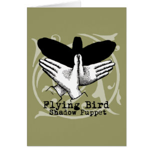 Bird Shadow Puppet Hand Vintage