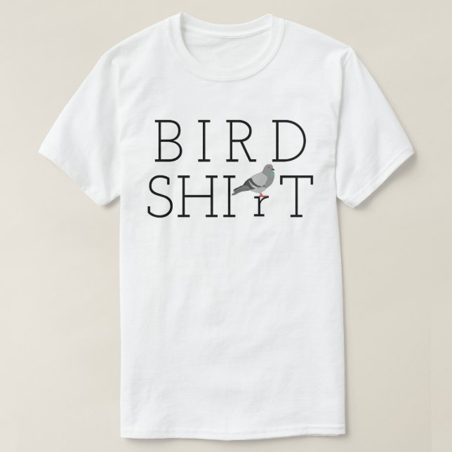 Bird SHIrT Pigeon (Design Front)