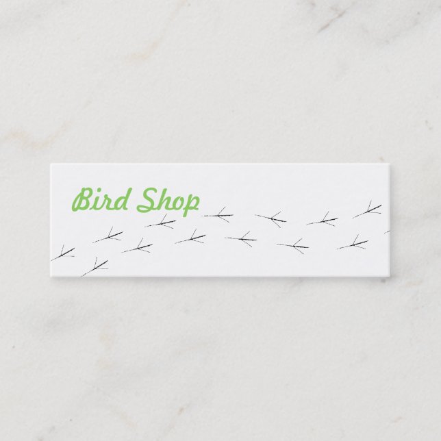 Bird Shop Business card (Front)