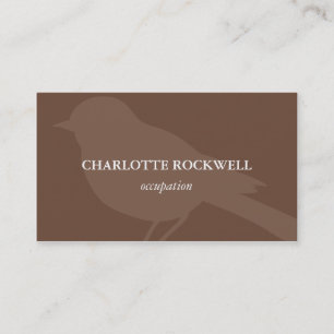 Bird Silhouette Business Card