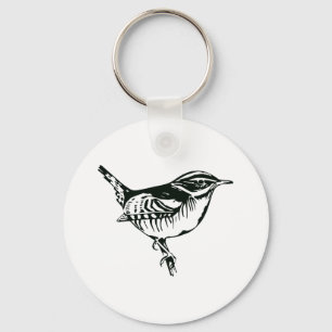 Bird Silhouette Key Ring