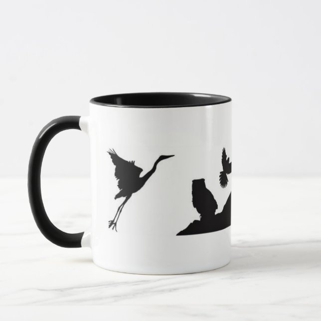 Bird Silhouette Mug (Left)